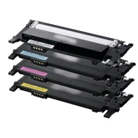 This combo pack contains 1 x Black, 1 x Cyan, 1 x Yellow, 1 x Magenta Compatible Samsung CLT-K406S Toner Cartridges